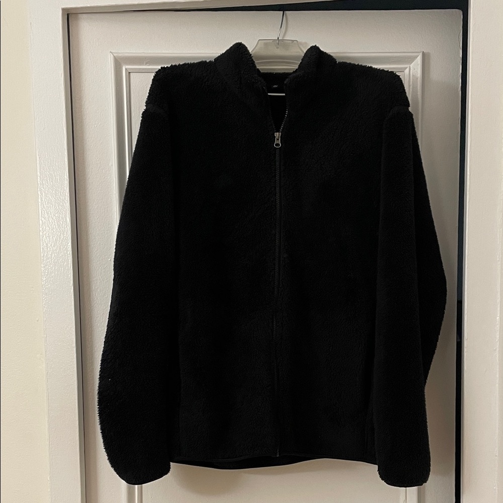 Uniqlo Black Fleece Zip-Up Jacket